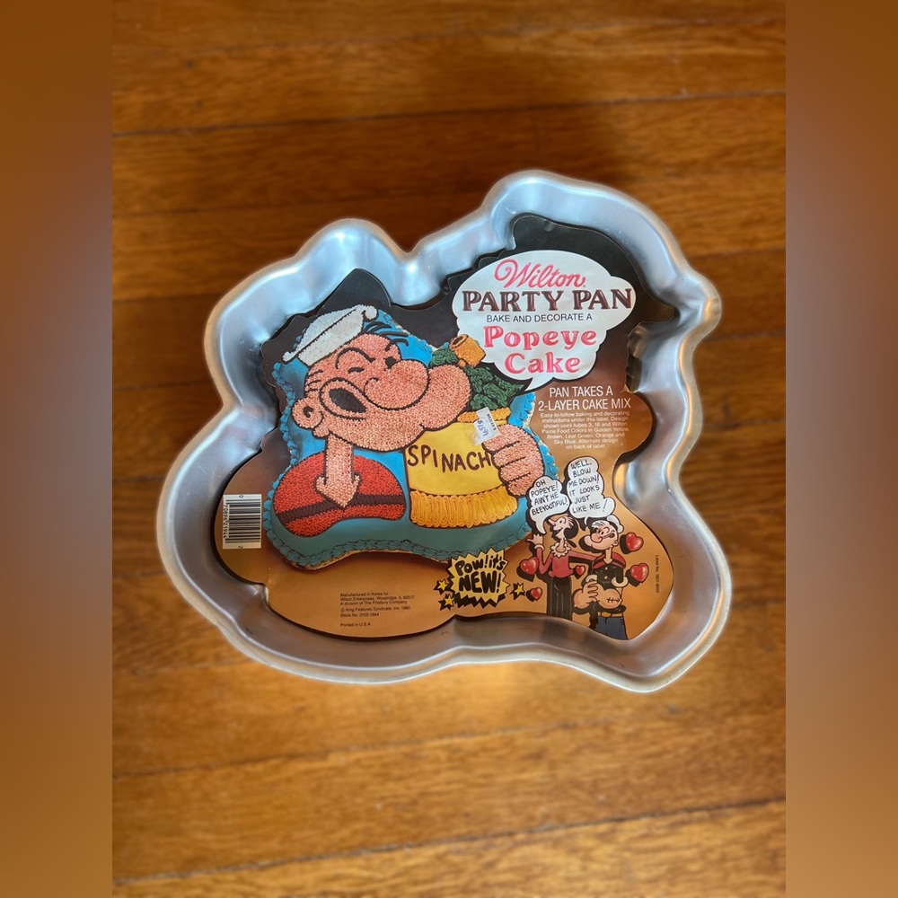 Wilton Vintage Popeye Character Cake Pan